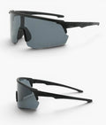 My Store black TR90 running sunglasses with revo mirror shield lens and UV400 protection.