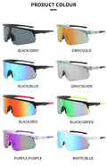 My Store Revo running sunglasses with a black TR90 frame, mirrored shield lens, and UV400 protection.