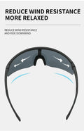 My Store black TR90 running sunglasses with revo mirror shield lens and UV400 protection.