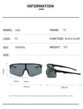 My Store black TR90 running sunglasses with gray shield lens and UV400 protection.